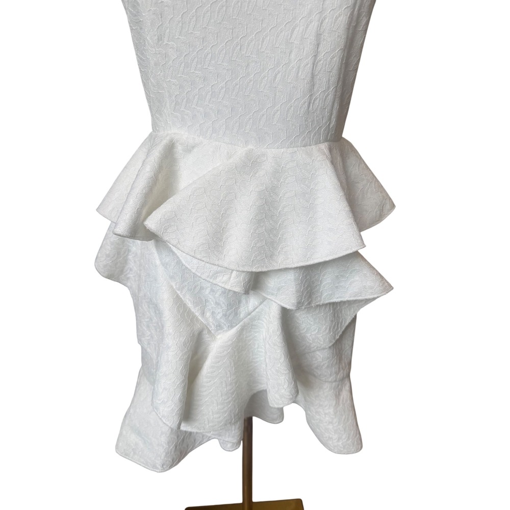 Chicwish Ruffle Halter Statement Mini Dress Size S NWT Homecoming Coquette Chic - Picture 4 of 11